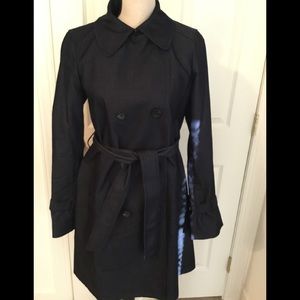 Loft Denim Trench Coat - Small